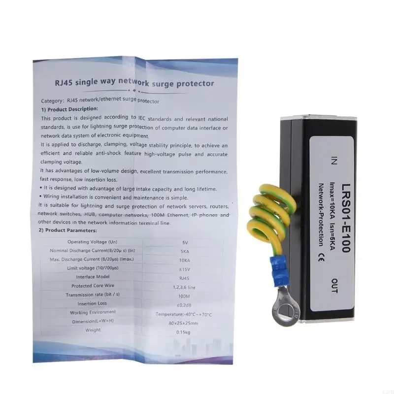 Фото A3PD RJ45 Protector для защиты от ареста молнии для 10/100 м Ethernet №2