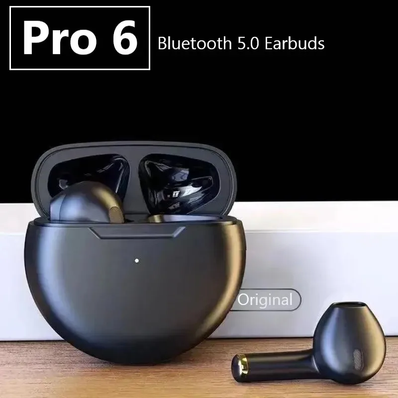 НОВЫЕ беспроводные наушники Pro 6 TWS с микрофоном Fone Bluetooth наушники спортивная беговая гарнитура для Apple iPhone Xiaomi Pro6 наушники