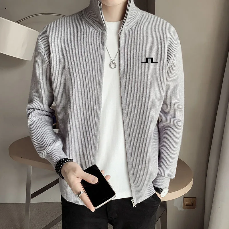 Фото Ветрозащитный чехол Pakaian Golf Pria Jaket Golf Pria Pakaian Golf Pria Olahraga Kuda Kerah на резинке №5