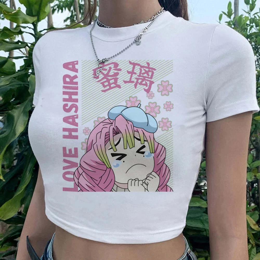 Mitsuri goth trashy кроп-Топ женский винтажный Графический фотографический
