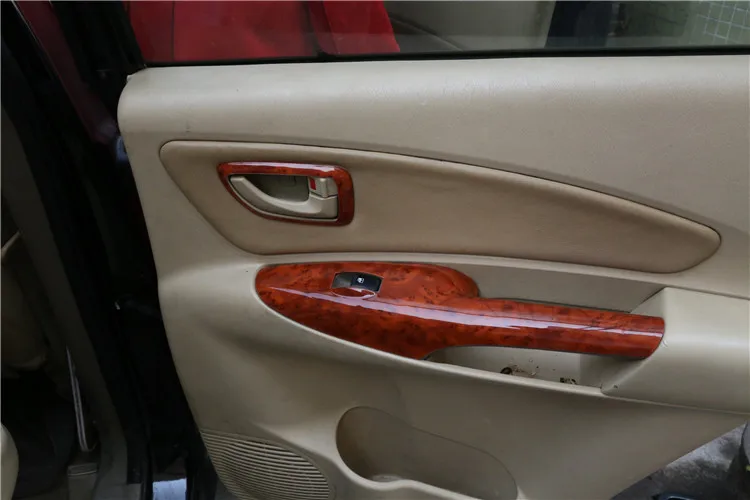 Фото 4 шт. для Hyundai Tucson 2006-2013 LHD Автомобильный Дверной подлокотник, оконный подъемник, декоративная крышка, рамка, отделка ABS, аксессуары для стайлинга автомобиля №5