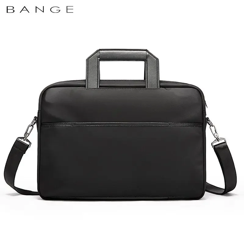 Портфель Bange мужской для ноутбука, дорожный мессенджер в стиле ретро, вместительная сумка на плечо для компьютера 15,6 дюйма