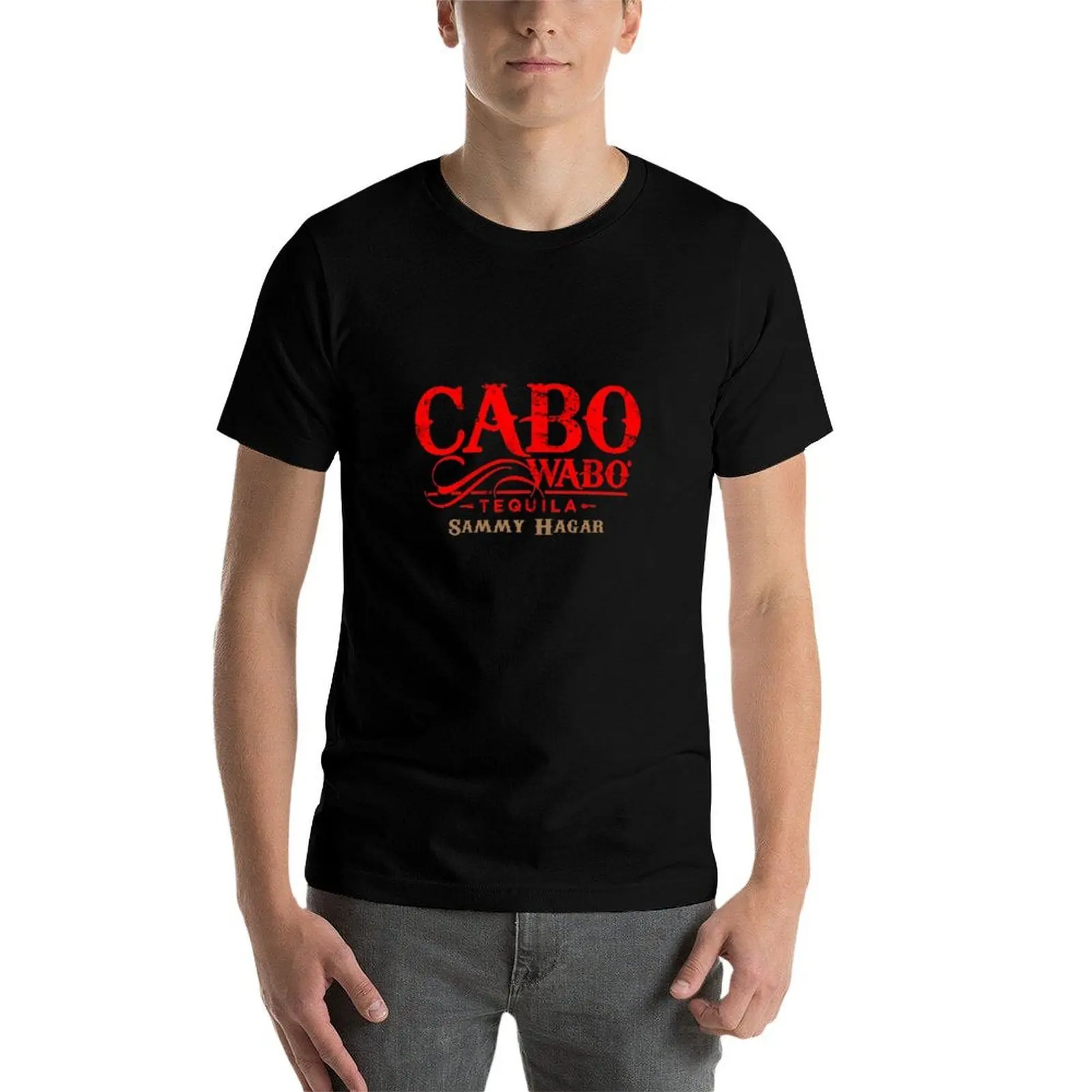 Фото Футболка Caboetà cantina tequila, незаменимая футболка, футболки для мужчин, забавная футболка с рисунком №5