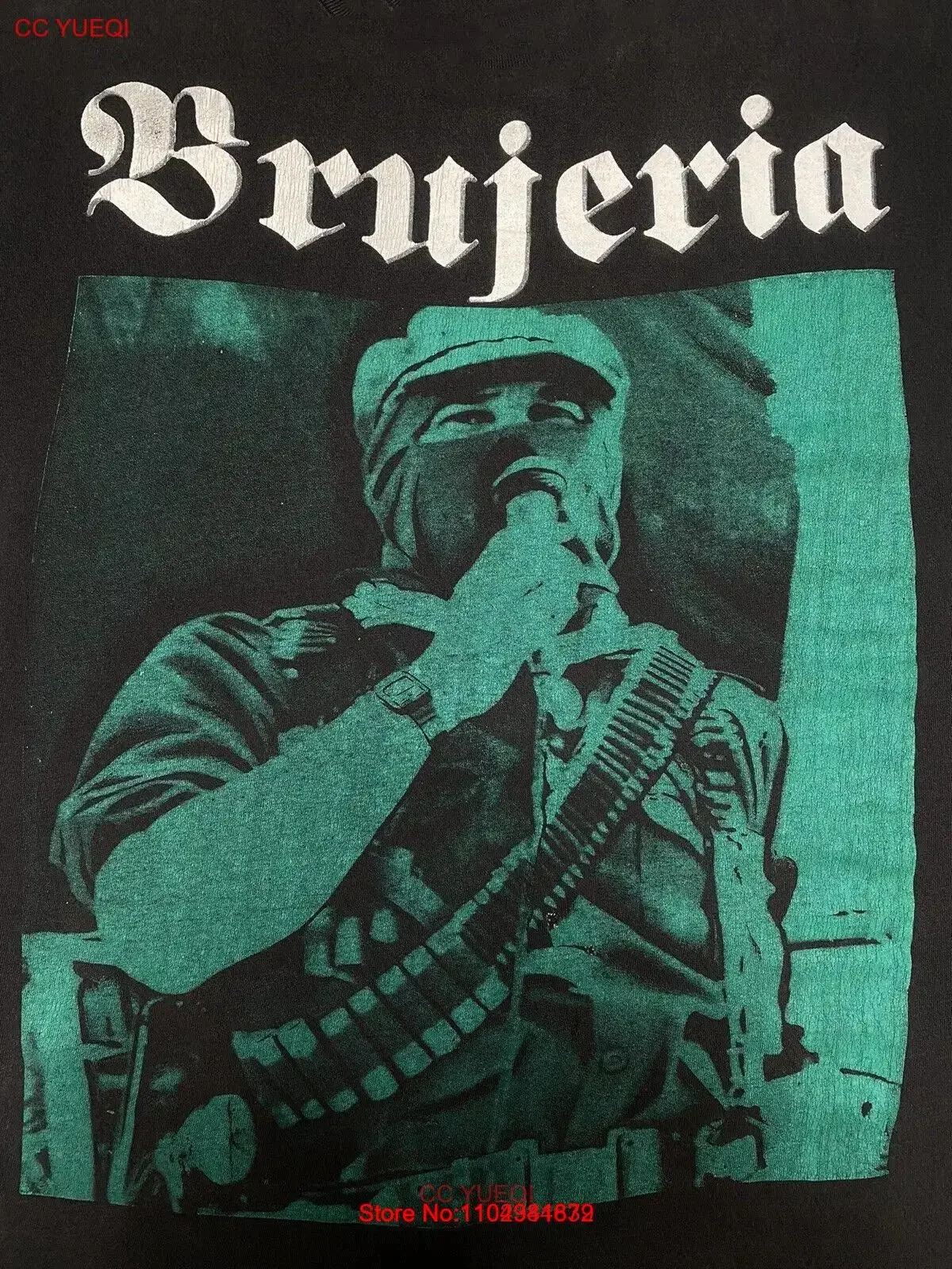 Brujeria Band подарок для фанатов черная футболка из хлопка в полный размер JH133