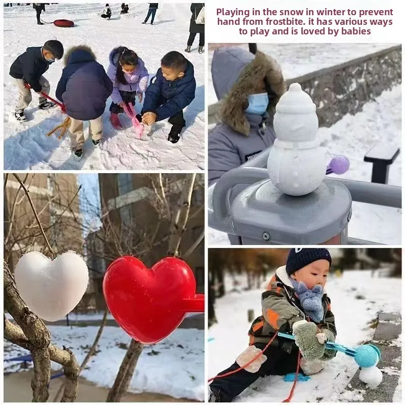 Фото Снежок, зажим, игрушка, детский зимний снежок, боевой снег, артефакт, пляжная форма, инструмент №2