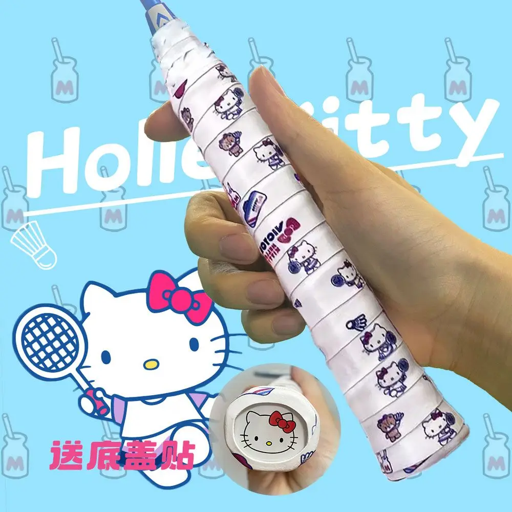 Фото Chiikawa Hobby Hachiware Usagi Ракетка для бадминтона Клей для рук Теннисная ракетка Пояс Противоскользящий впитывающий пот пояс Подарок на день рождения №5