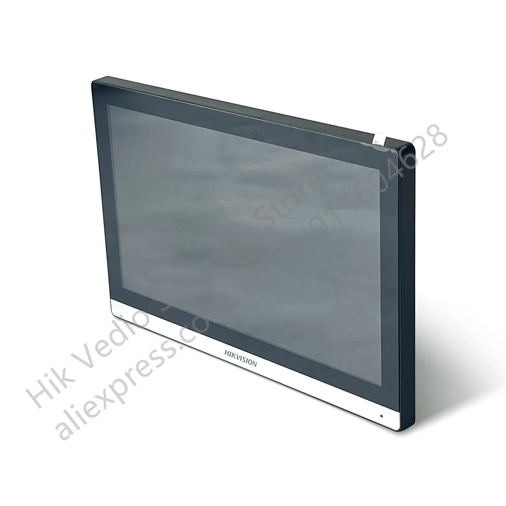 Фото Оригинальный комплект IP-видеодомофона Hikvision DS-KH6350-WTE1, 7-дюймовый сенсорный TFT-экран, DS-KV6113-WPE1(C), дождевик и брелоки №4
