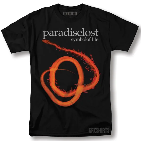 Футболка Paradise Lost Shirt Gothic Rock Concert Tour Vntg с графическим дизайном
