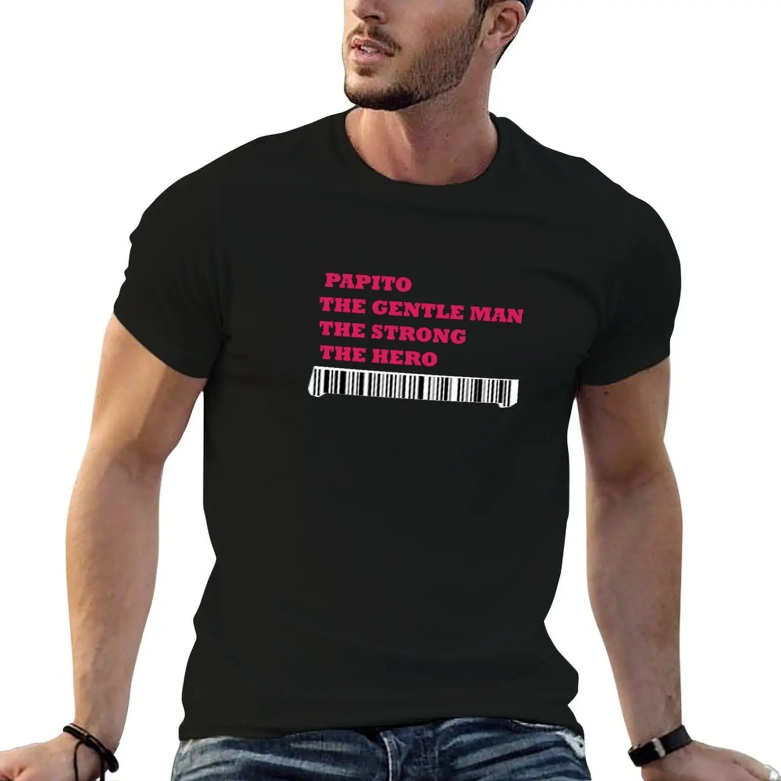 Фото Рубашка Papito - Papito - милый человек, говядистый герой - подарок на день отца Футболка мужская простая футболка №4