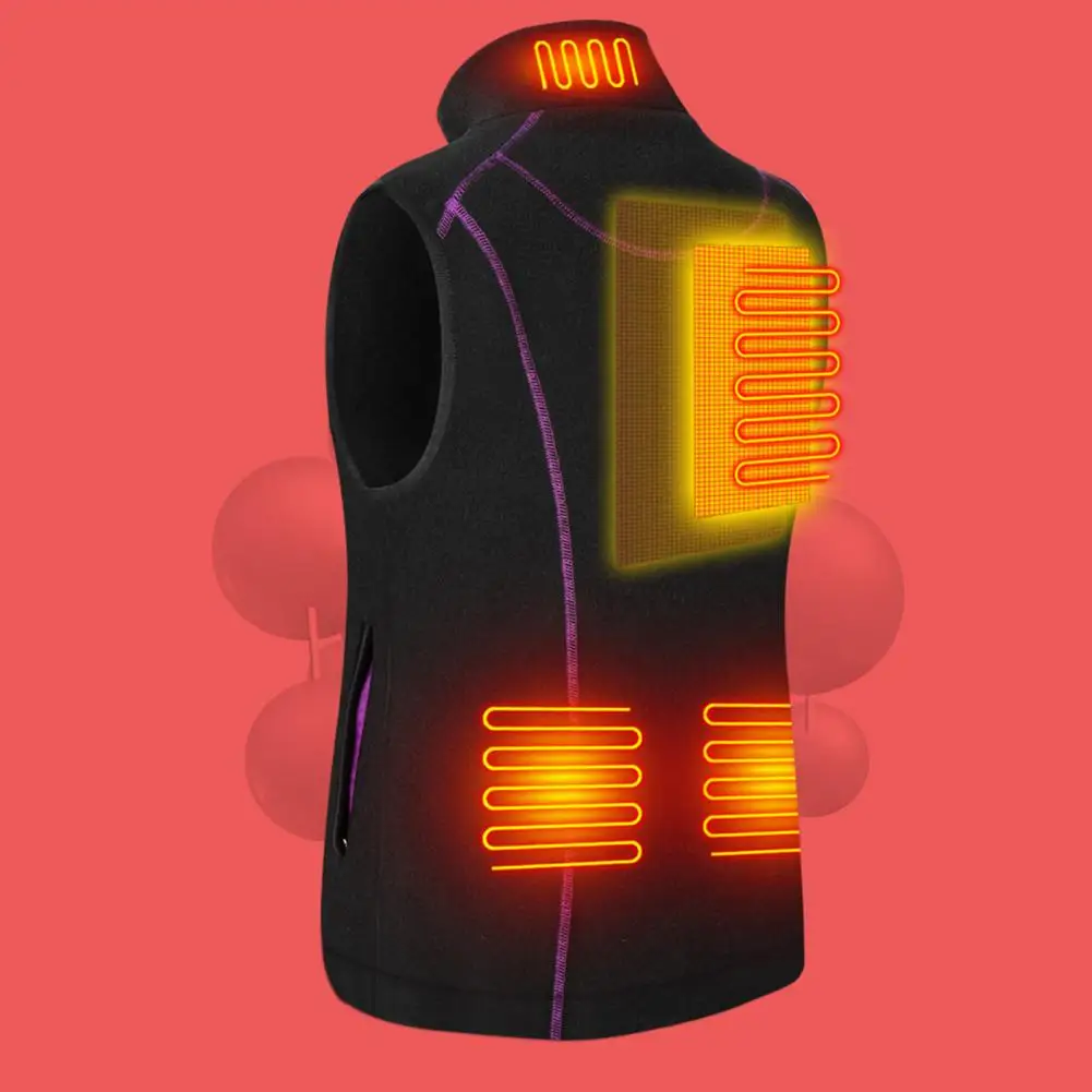 Новинка, жилет с электрическим подогревом и USB, зимние куртки с умным подогревом, мужская и женская Термоодежда, пальто большого размера для охоты