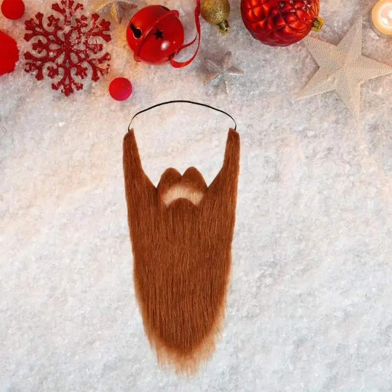 Фото K1Me False Beard Santa Beard Смешные ложные усы №4