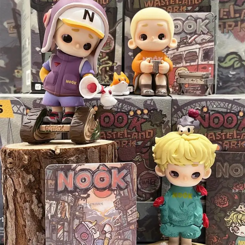 Подлинная Лидер продаж, 52 игрушки, серия Nook Wasteland Park, слепая коробка, сюрприз, сумка для догадок, орнамент, мультяшное украшение для дома, настольная модель куклы
