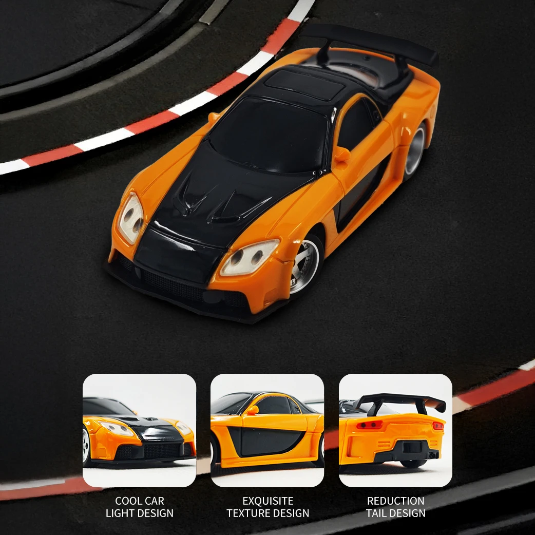 Фото 2,4G RC Drift Car 1/43 4WD Автомобиль с дистанционным управлением Высокоскоростной электрический радиоуправляемый мини-гоночный автомобиль Модель игрушки для мальчиков Хобби Подарок Горячий №3