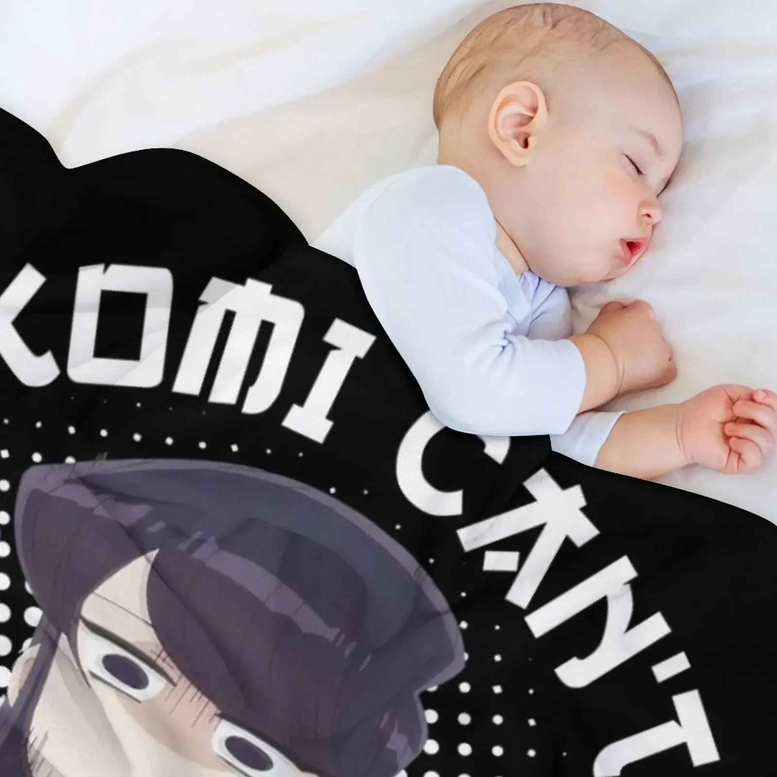 Komi Can't Communicate - komi san Декоративное одеяло Мягкие одеяла (art.: 3920cd2a06783) - 3920cd2a06783