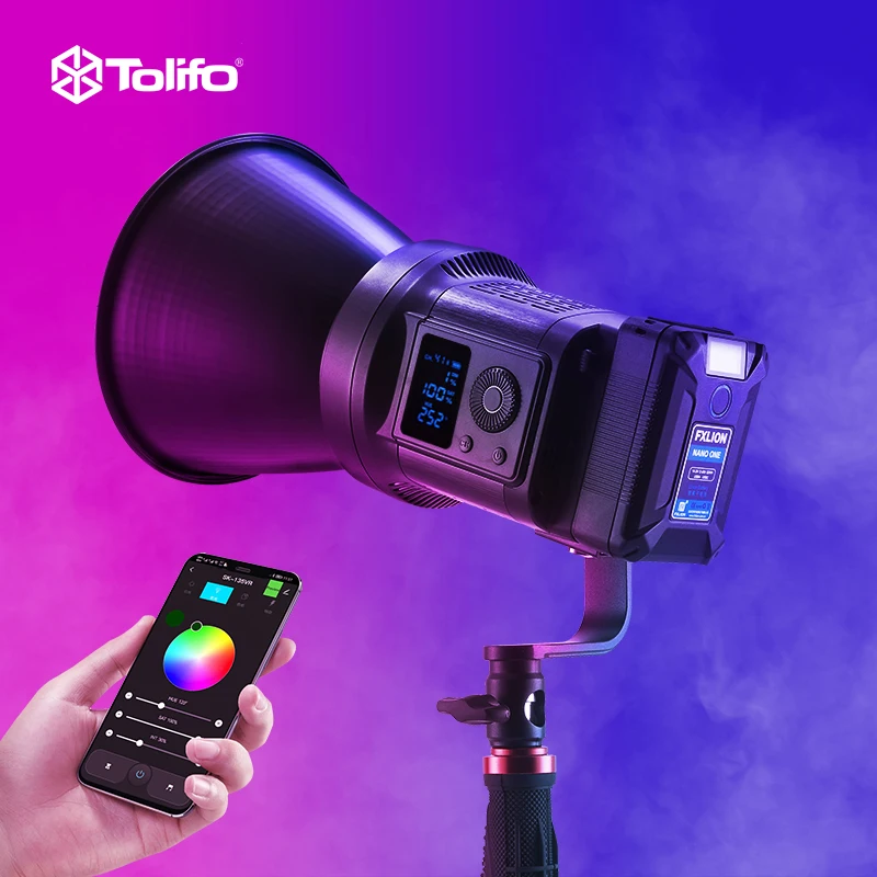 Фото Tolifo SK-135VR RGB наружное портативное крепление Bowens ручное освещение для студийной фотосъемки №2