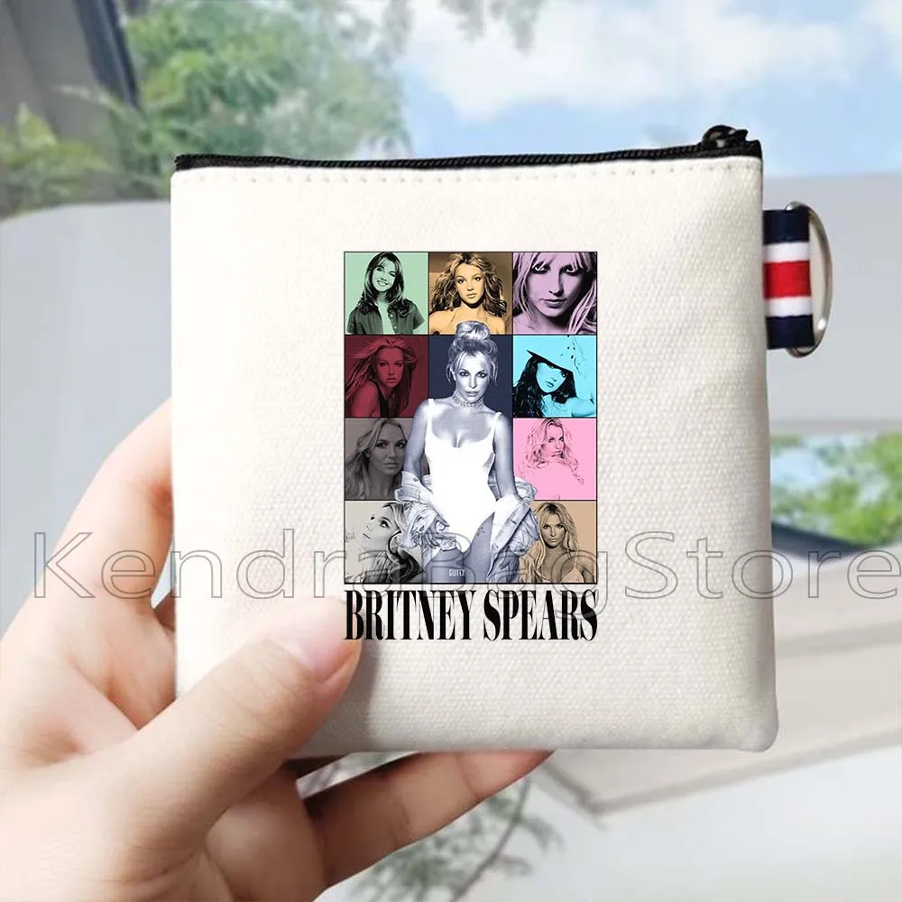 Модный холщовый кошелек для монет Britneyspears, чехол для ключей в форме сердца, поп-арт, сексуальный Бритни Спирс, музыкальный фанат, подарки, милая маленькая сумка, кошелек, чехол (art.: 3920ced65b016) - 3920ced65b016