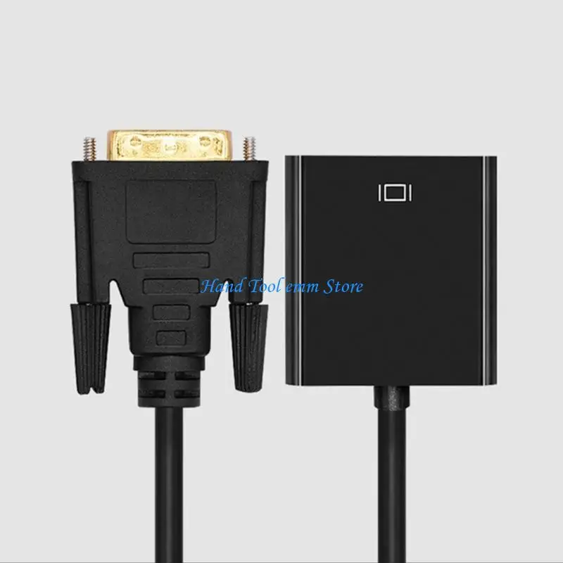 H37F 4.9IN DVI 24+1 PIN-шнур к линии шнура Adapter VGA с помощью надежного кабеля DVI-D в VGA для конвертера для удобного видео