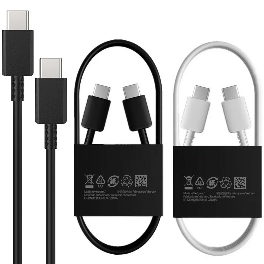 Кабель для быстрой зарядки с USB C на Type C, 100 см, 20 шт.