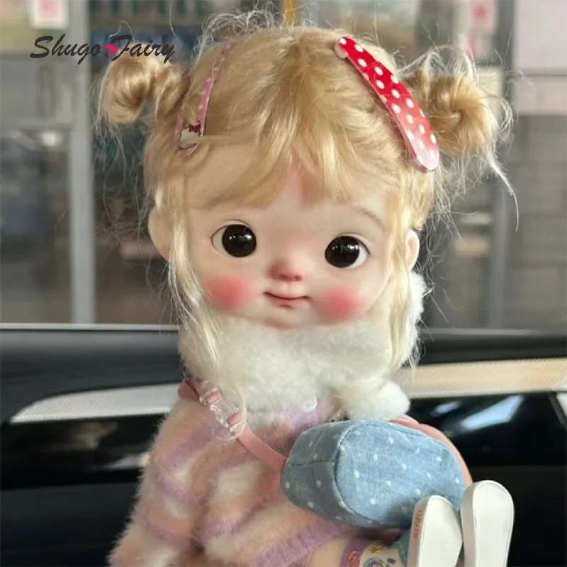 Шарнирная кукла 1/6 Xiaofeiyang Blythe Reborn QbabyBig голова Улыбка из смолы шарнирные игрушки куклы для девочек Shugafairy