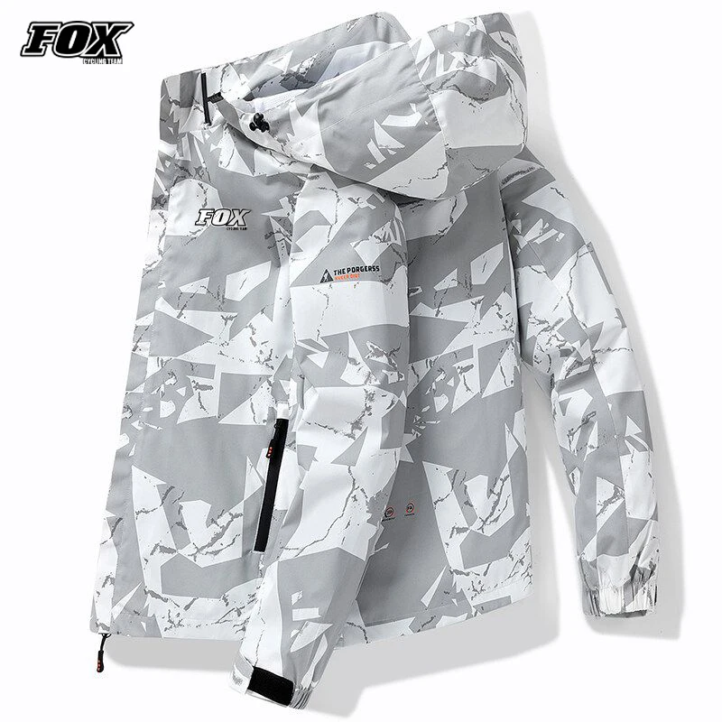 FOX Велоспорт команда Capa De Chuva Motoqueiro Impermeavel Men MTB велосипед Мотокросс водонепроницаемая куртка Мужская Уличная походная Толстовка