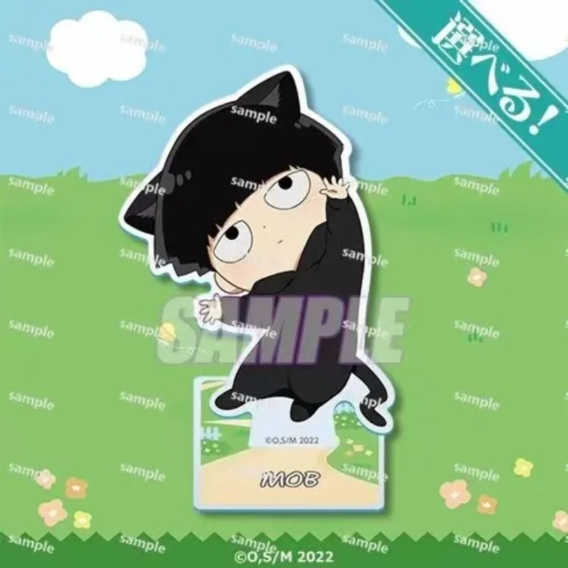Фото 32 стиля Mob Psycho 100 Acg Стенд Аниме Периферийные устройства Mob Акриловая подставка Ritsu Металлические товары Arataka Стоящая пластина Dimple Staue Toys №5