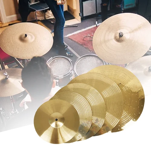 Crash Cymbals Латунные тарелки Музыкальные программы Мелодийный Jingle Звук Тщательно выполненный блестящий блеск Яркий тон (art.: 3920cfd25153d) - 3920cfd25153d