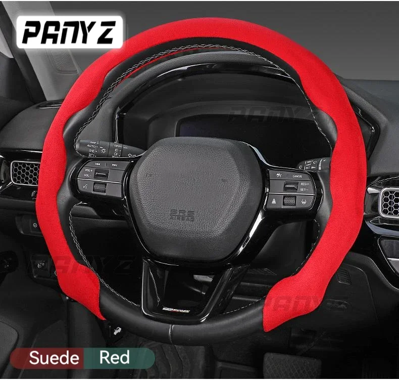 Фото Нескользящий автомобильный чехол на руль, замшевый для Buick Regal GT XT Excelle ENCORE ENVISION Vervno GS GL6, автомобильные аксессуары №4
