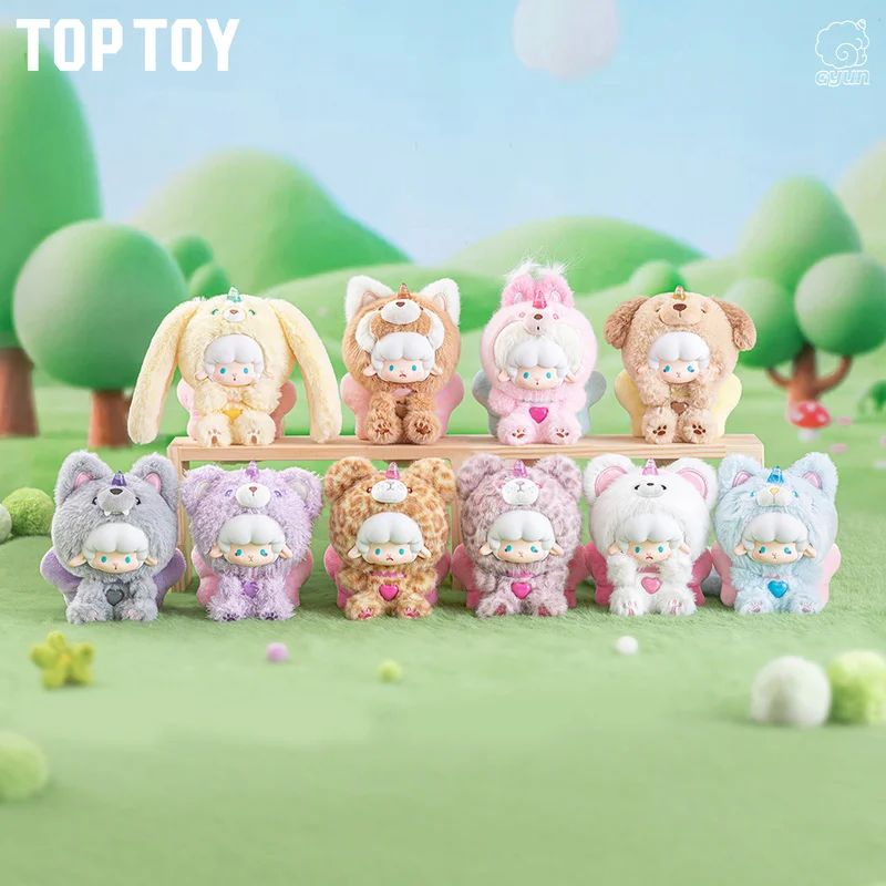 Фото Roll Sheep Animal Union Cute Series Плюшевая подвеска Слепая коробка-Таинственный сюрприз Подарки большого хвоста Critter Crew Модные игрушки №5