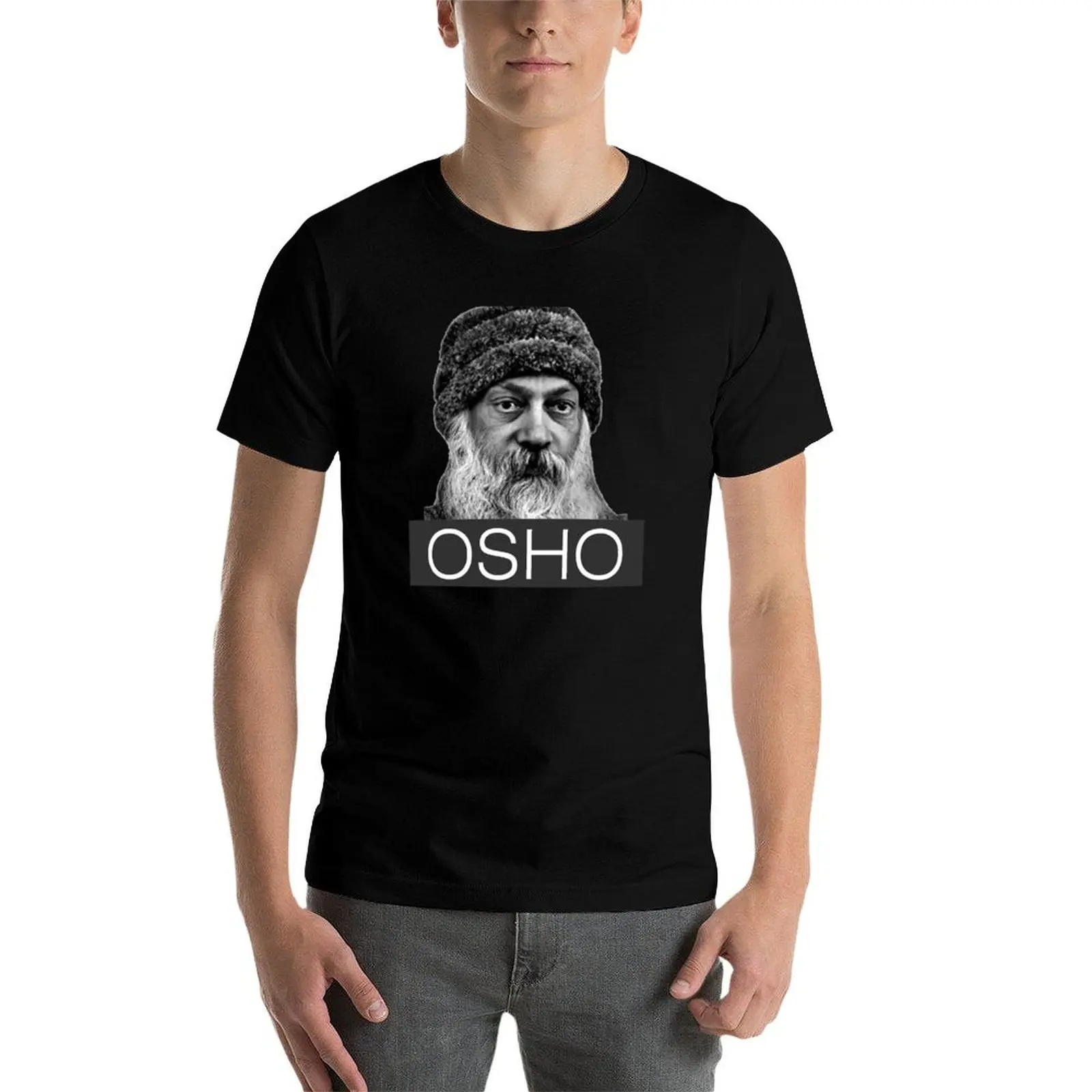 Фото bhagwan rajneesh osho футболка хлопковые футболки высокого качества забавные футболки мужские футболки для мужчин хлопковая мягкая футболка №4