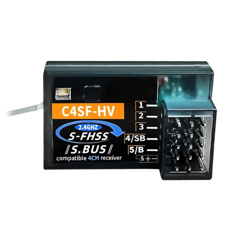 Фото Приемник C4SF-HV C4SFHV 2,4 ГГц S-FHSS/FHSS SBUS 2,4G для FutabaS FHSS FHSS SBUS 3PV 3PK 4PKS 7PK удаленный автомобильный дрифт №4