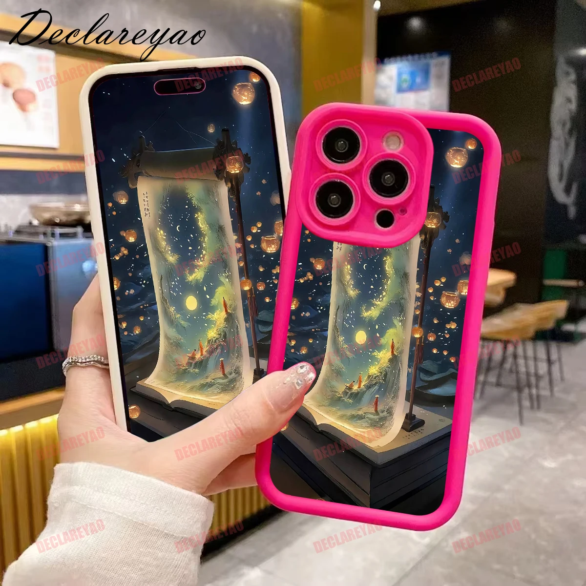 Фото DECLAREYAO Матовый ТПУ Мягкие легкие тонкие чехлы для OPPO Reno 14 13 11 F Pro 2 Lite T 7 12 3 FS Plus Чехлы противоударные №4