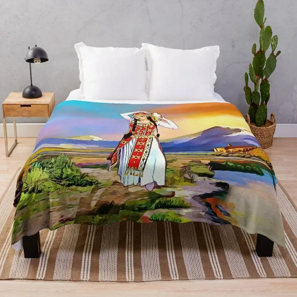 Одеяло Masis Ararat Lady Armenia, винтажное роскошное утепленное одеяло для спального мешка и пледы, одеяла