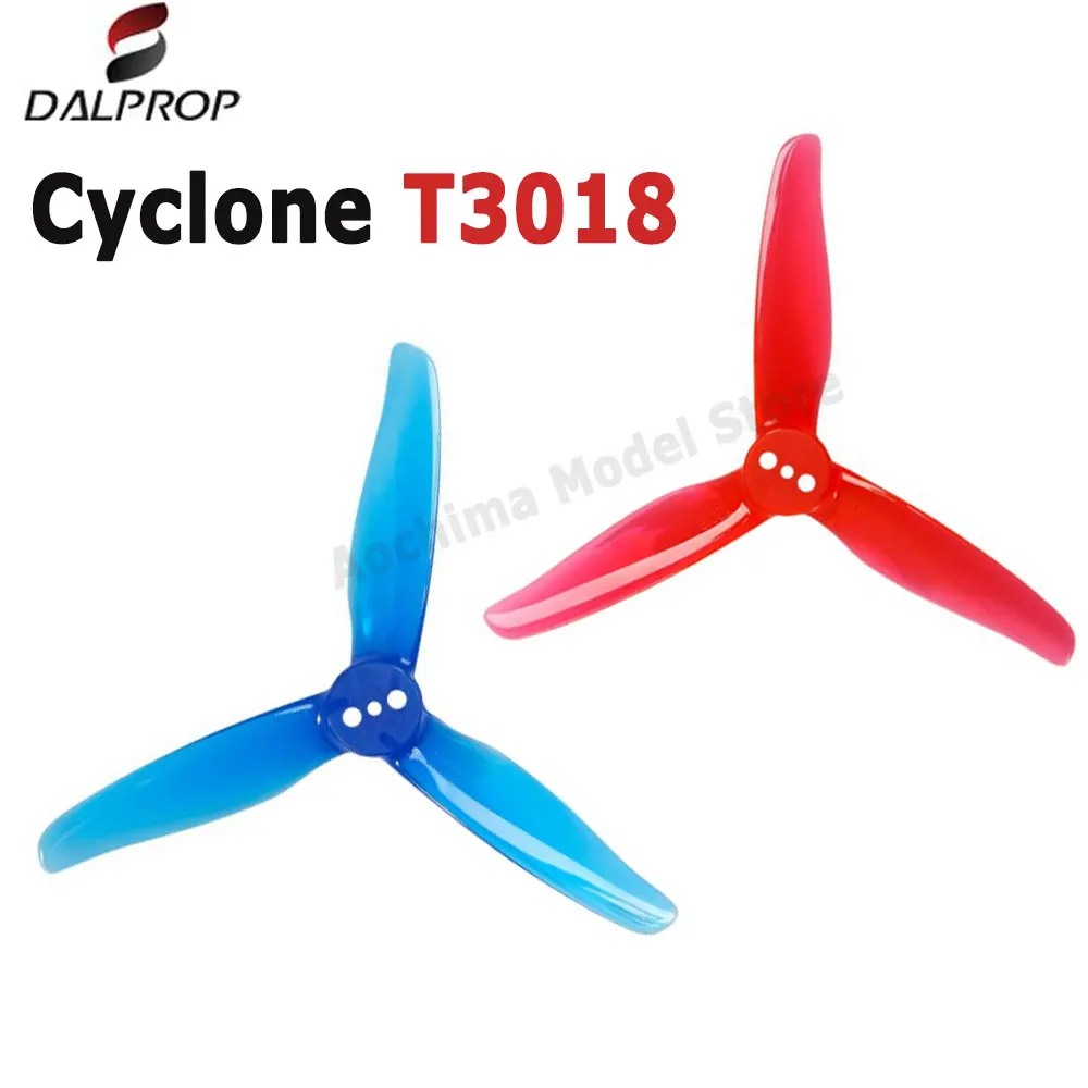 DALPROP Новый циклонный T3018 3-лопастной 3-пропеллер с отверстием совместимый 1,8 мм Монтажное отверстие для FPV радиоуправляемого гоночного дрона