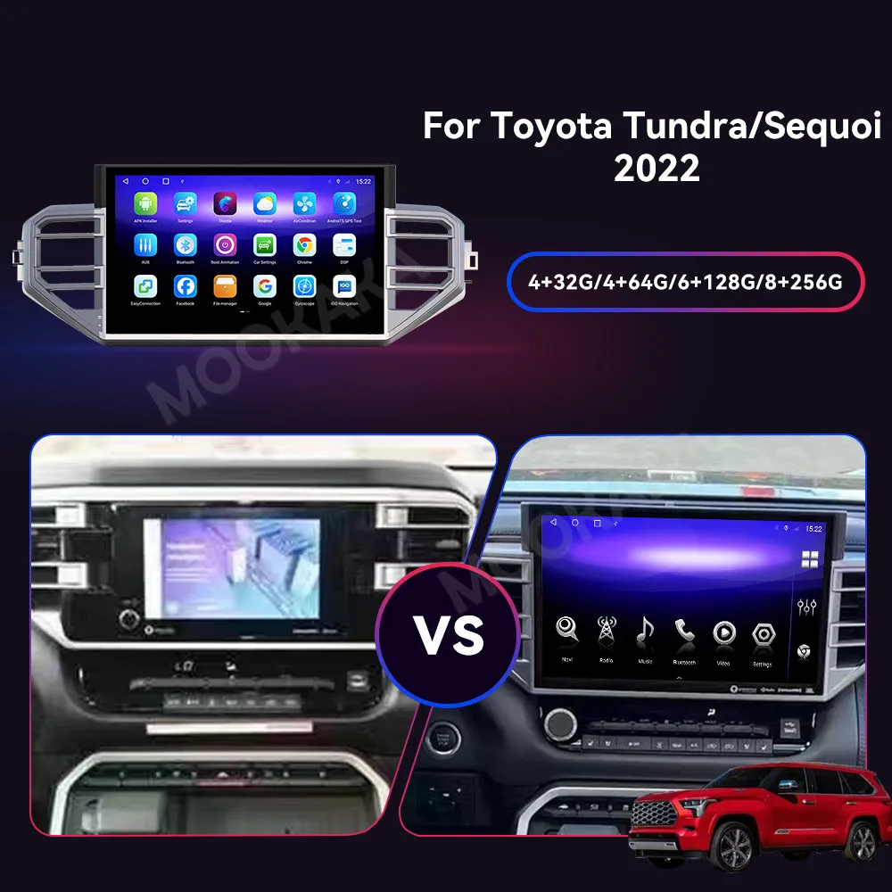 Автомобильные аксессуары, радио для Toyota Tundra Se 1082, Android, авто, GPS-навигация, мультимедийный стереоприемник, головное устройство в автономном виде