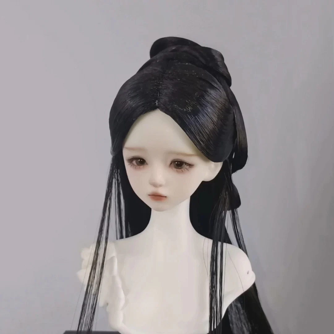 1/6 1/4 1/3 Масштаб BJD Кукла Парики Древний Костюм Ханфу Винтаж Длинные Волосы Фея Парик Для YOSD MSD SD13 Девушка SSDF Аксессуары A1786