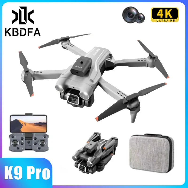 Фото Квадрокоптер KBDFA K9Pro, профессиональный, 4K, широкоугольный, с оптическим потоком, локализацией, обход препятствий, дистанция 5000 м №1