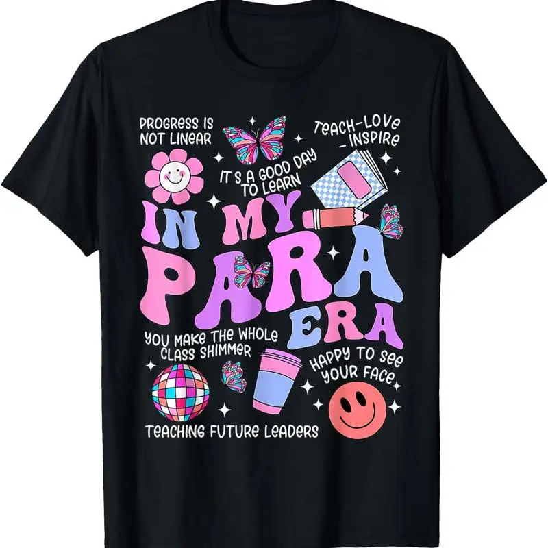 Футболка In My Para Era Paraprofessional Paraeducator «Назад в школу»