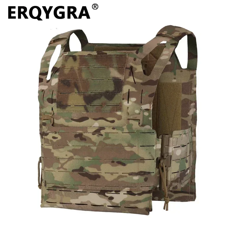 Тактический боевой охотничий жилет ERQYGRA Molle CS, защитная тренировочная система для стрельбы, съемная передняя панель, спортивное оборудование на открытом воздухе