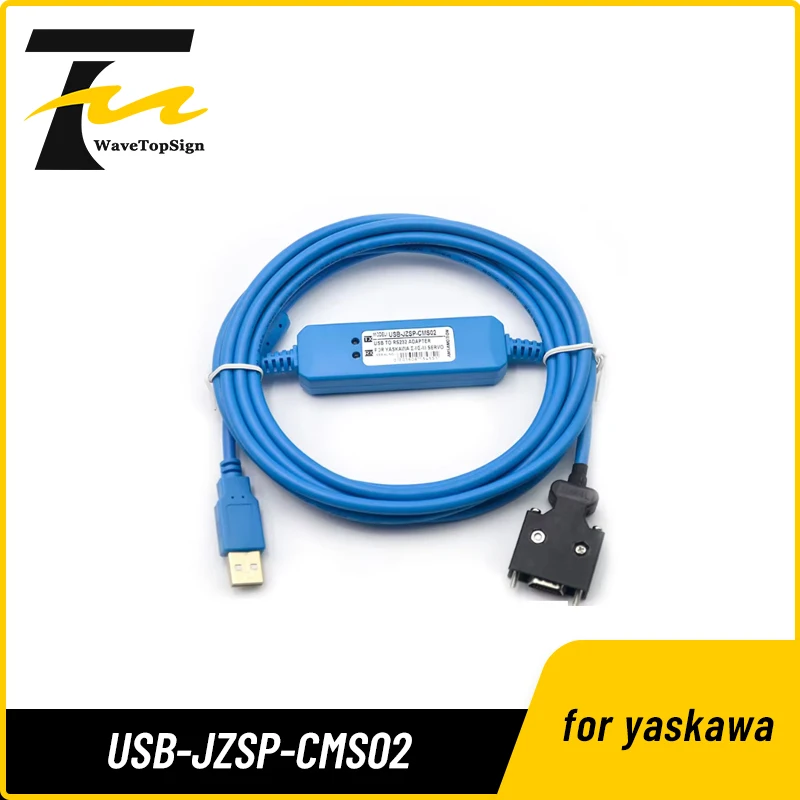 Кабель связи серводвигателя WaveTopSign Кабель для отладки USB-JZSP-CMS02 для серводвигателя yaskawa Σ-II/III Serial