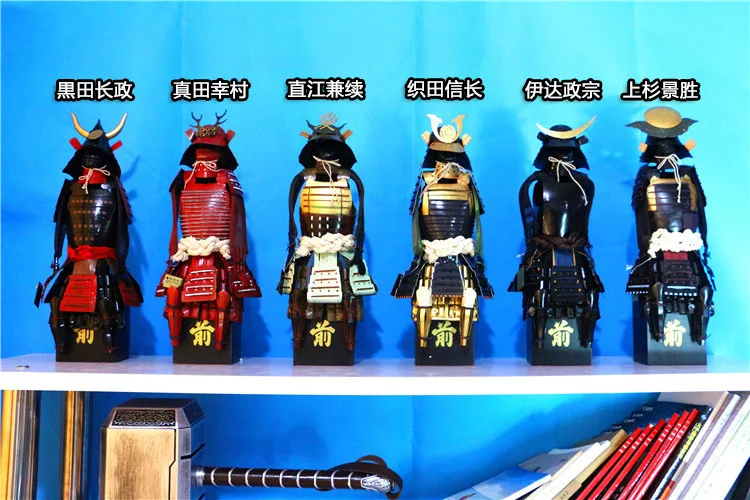 Металлическая модель Sengoku Daimyo No Yoroi Oda Nobunaga Date Masamune Uesugi Kagekatsu Sanada Yukimura Kuroda Nagamasa Орнамент Игрушка
