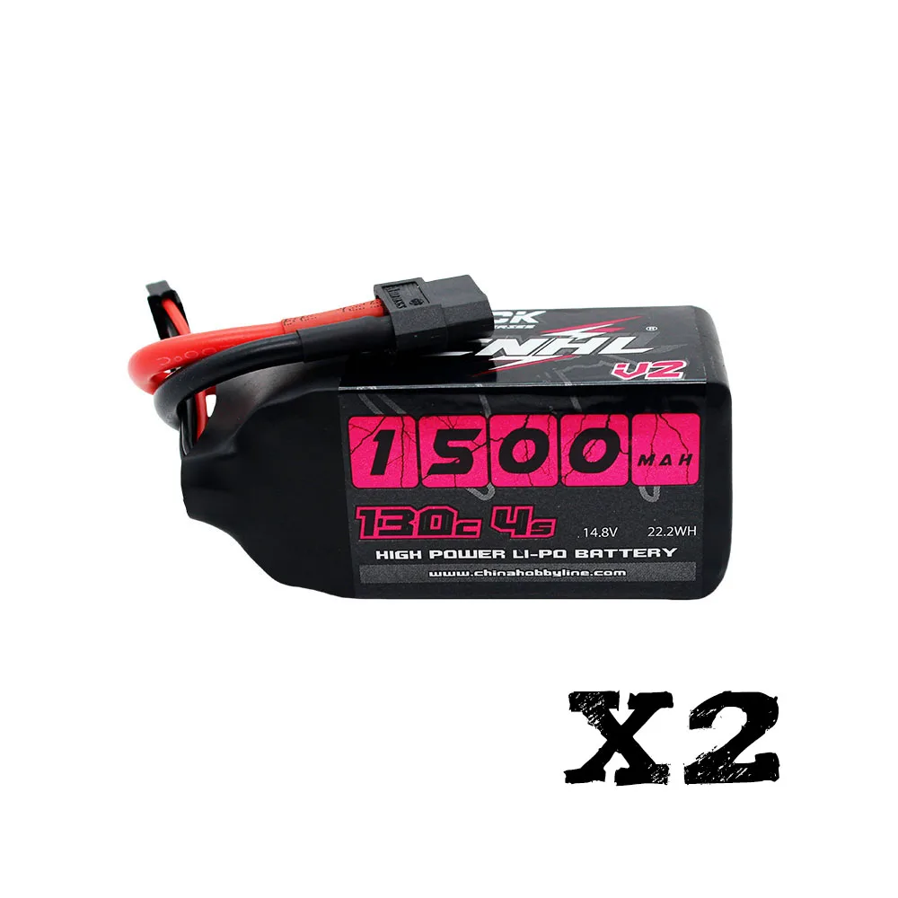 RU Warehouse 2 шт. CNHL 4S 14,8 В Lipo аккумулятор 1300 мАч 1500 мАч 130C с вилкой XT60