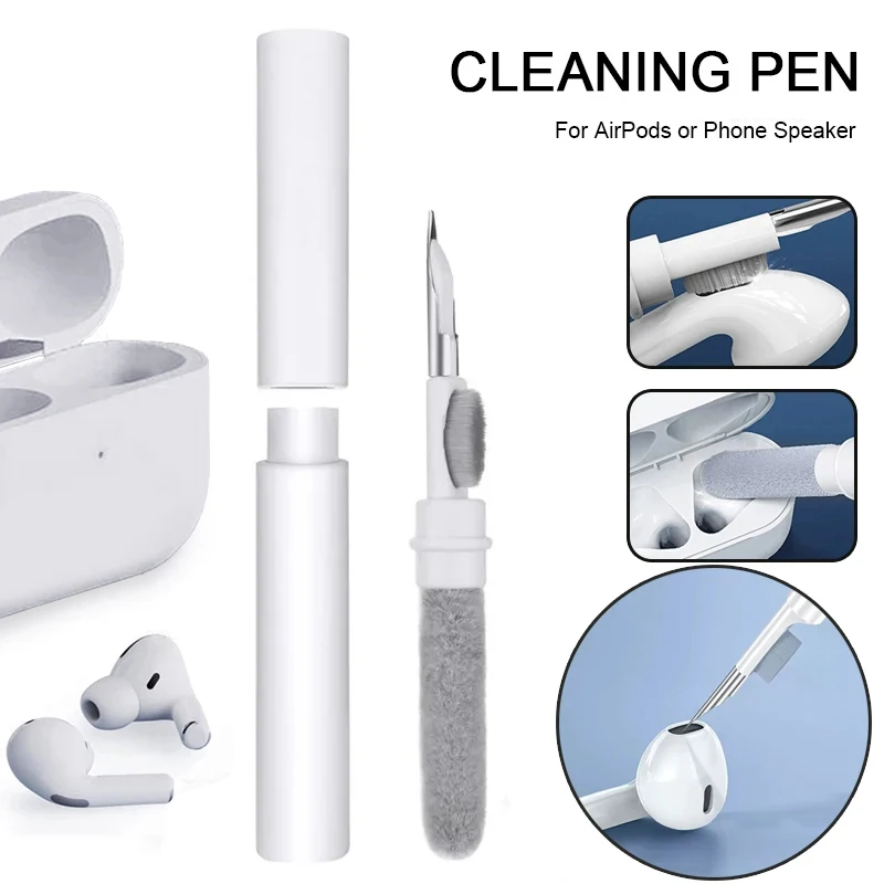 Набор для очистки наушников Airpods Pro 2 1 Bluetooth, ручка для очистки наушников Airpods 3 2 1, щетка для чистки чехла, инструменты для Huawei FreeBuds Pro 3