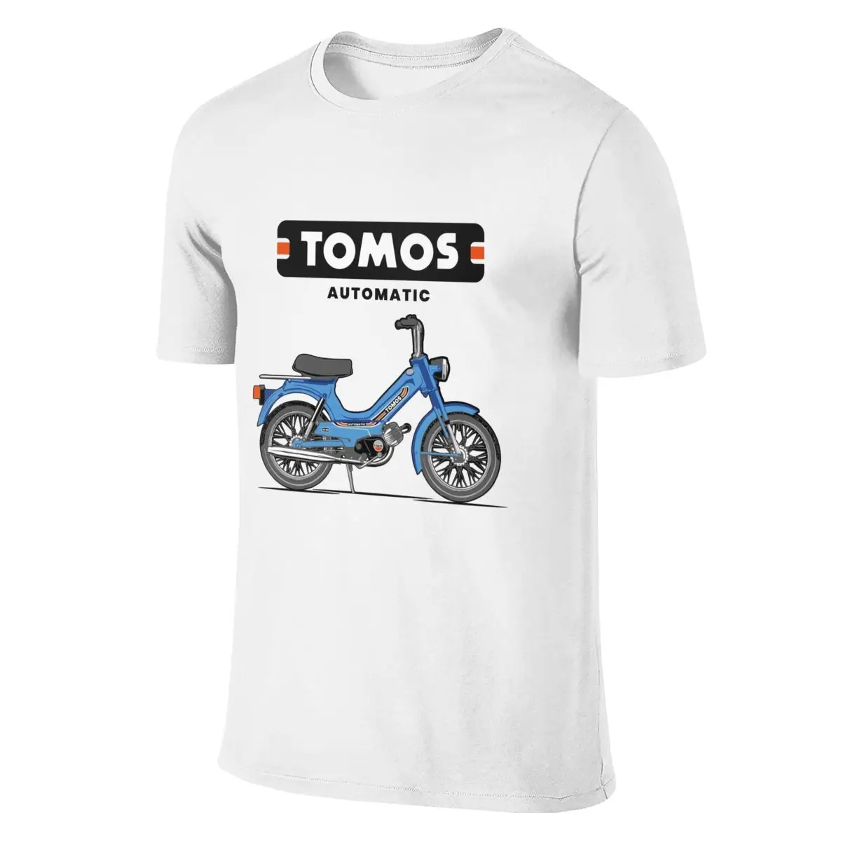 Футболка Tomos Moped, футболка, одежда, хлопковые топы, футболка в стиле хип-хоп