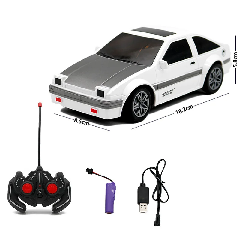 Новый Batmobile Rc Toys Car 4-канальный Ae86 Hell Cat Car Электрический супер модель автомобиля с дистанционным управлением для детей Игрушки Подарок на Хэллоуин (art.: 3920cb9e380d5) - 3920cb9e380d5