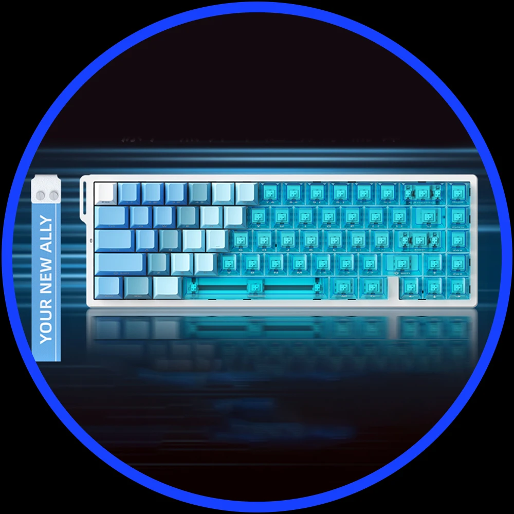 XINMENG Beat68 клавиатура с магнитной осью, проводная/беспроводная, двойная 8K RGB, механическая игровая клавиатура с горячей заменой, индивидуальный аксессуар