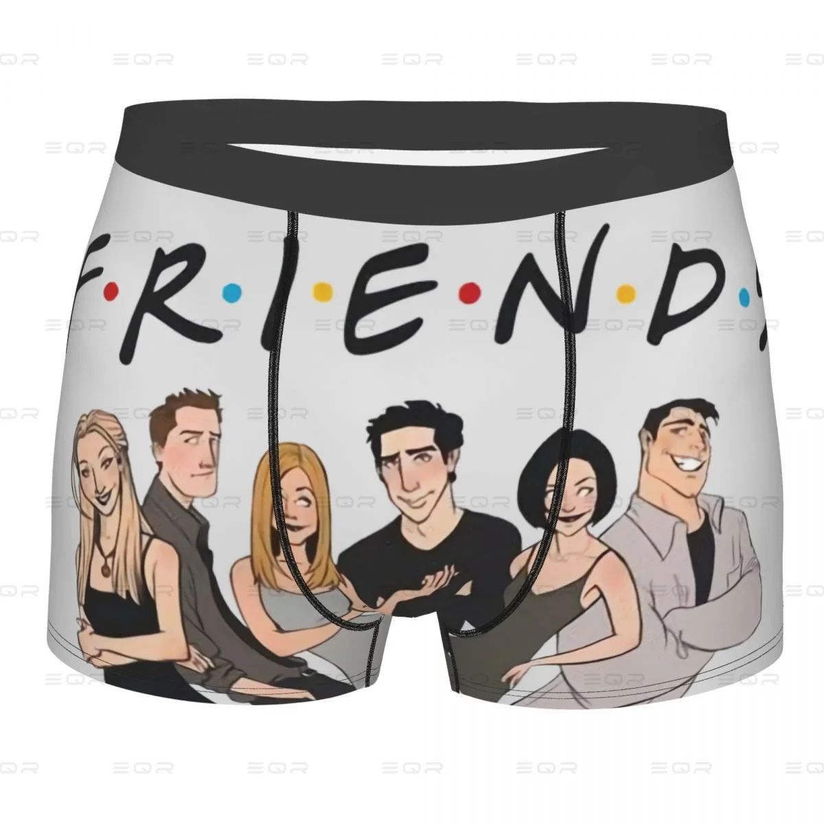 Мужские трусы-боксеры Leisure Friends Chandler Bing When I Dance, очень дышащие трусы, шорты высокого качества с 3D принтом