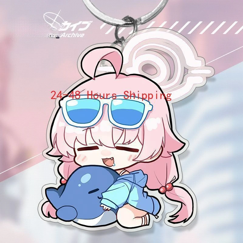 Anime Blue Archive Arona Sunaokami Shiroko Takanasi Hosino Keychain Cosplay Acrylic Figure Desktop Stand Model firend Toy Gift