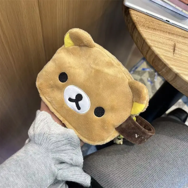 Kawaii Rilakkuma Косметичка Разное хранилище Сумка для путешествий Большая вместительная портативная подвесная сумка для туалетных принадлежностей