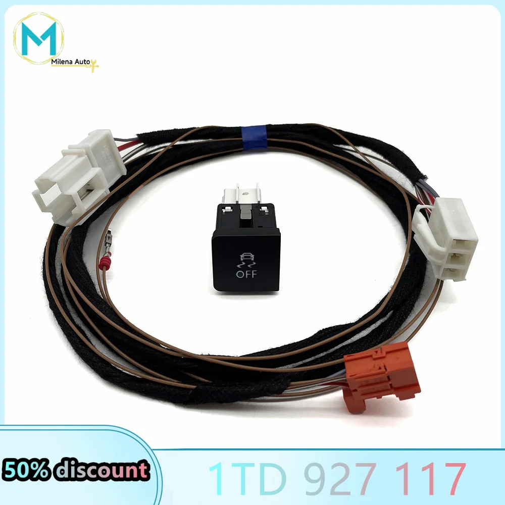 Кнопка переключателя с кабельным жгутом 1TD 927 117 1TD927117 для vw Jetta Golf 6 MK6