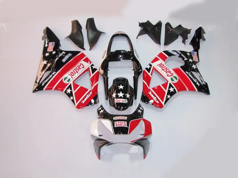 Комплект обтекателей для мотоцикла HONDA CBR900RR 954 02 03 CBR 900RR 2002 2003 CBR 900 ABS красный черный комплект обтекателей-Hey
